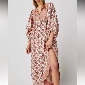 Free People Lounge Hazy Maisy Maxi Dress in Size Small Like New